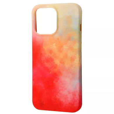 Чохол WAVE Watercolor Case для iPhone 13 MINI White/Red