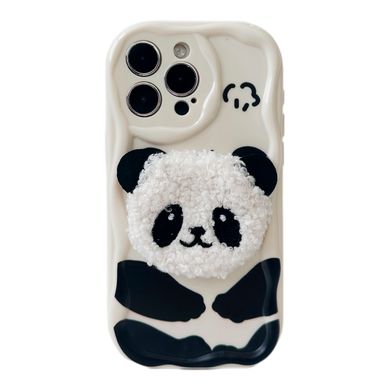 Чехол 3D Panda Case для iPhone 13 PRO MAX Biege - ash-mobile.com.ua - фото 1