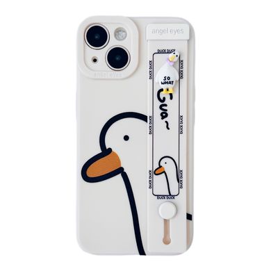 Чехол Ga-Ga Case с держателем для iPhone 15 Antique White