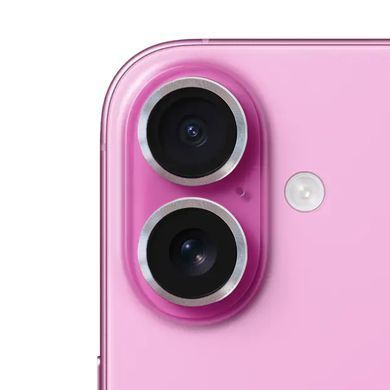 Защитное стекло Metal Classic на камеру для iPhone 16 | 16 Plus Silver - ash-mobile.com.ua - фото 2