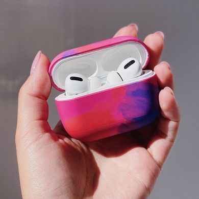 Чохол Watercolor Case для AirPods PRO Pink/Purple - ash-mobile.com.ua - фото 2