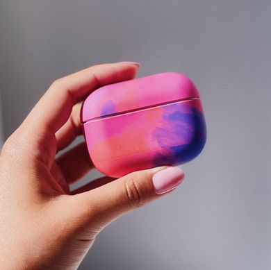 Чехол Watercolor Case для AirPods PRO White/Red