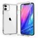 Чохол прозорий Armored для iPhone 11 Clear з посиленими кутами - ash-mobile.com.ua - фото 1