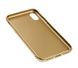 Чохол Glass ЛВ для iPhone X | XS Gold
