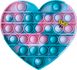 Pop-It іграшка Love (Сердечко) Sea Blue/Light Pink
