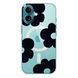 Чохол прозорий Print Flower Color with MagSafe для iPhone 17 Black