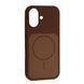 Чохол New Silicone Case with MagSafe для iPhone 17 New Brown
