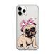 Чехол прозрачный Print Dogs для iPhone 12 | 12 PRO Happy Pug - ash-mobile.com.ua - фото 1