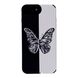 Чехол Ribbed Case для iPhone 7 Plus | 8 Plus Big Butterfly Black/White купить