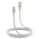 Кабель Proove Double Way Weft USB to Micro USB 2.4A (1m) White