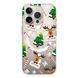 Чохол прозорий Print NEW YEAR with MagSafe для iPhone 17 PRO Deer heads