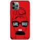 Чехол Wave Print Case для iPhone 7 Plus | 8 Plus Red Girl Boss купить
