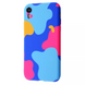 Чехол WAVE NEON X LUXO Minimalistic Case для iPhone XR Blue/Electrik Pink
