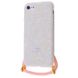 Чехол Confetti Jelly Case со шнурком для iPhone 7 | 8 | SE 2 | SE 3 White купить