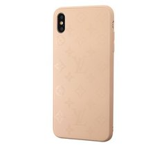 Чехол Glass ЛВ для iPhone X | XS Pink sand купить