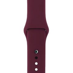 Ремінець Silicone Sport Band для Apple Watch 42mm | 44mm | 45mm | 49mm Marsala розмір L купити