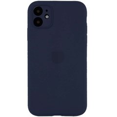 Чехол Silicone Case Full + Camera для iPhone 11 Midnight Blue купить