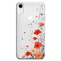 Чохол прозорий Print Flower для iPhone XR Autumn Blossom купити