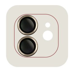 Защитное стекло Metal Classic на камеру для iPhone 11 | 12 | 12 MINI Gold