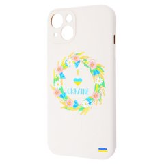 Чохол WAVE Ukraine Edition Case with MagSafe для iPhone 13 I love Ukraine Antique White
