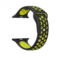 Ремінець Nike Sport Band для Apple Watch 42/44/45 mm Black/Volt купити