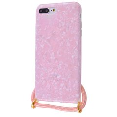 Чохол Confetti Jelly Case на шнурку для iPhone 7 Plus | 8 Plus Pink купити