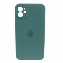 Чехол Silicone Case FULL+Camera Square для iPhone 11 Pine Green купить