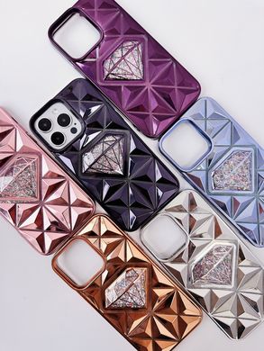Чехол Diamond Mosaic для iPhone 15 PRO MAX Silver