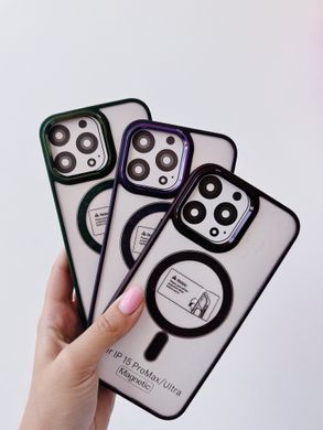 Чохол Crystal Guard with MagSafe для iPhone 15 PRO Dark Desert - ash-mobile.com.ua - фото 4