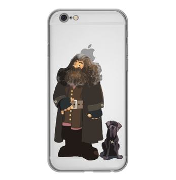 Чохол прозорий Print POTTERMANIA для iPhone 6 Plus | 6s Plus Hagrid - ash-mobile.com.ua - фото 1