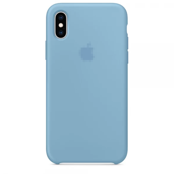 Чохол Silicone Case OEM для iPhone XS MAX Cornflower - ash-mobile.com.ua - фото 1