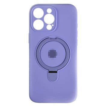 Чохол Silicone Case with Ring Stand Full Camera для iPhone 13 PRO MAX Violet - ash-mobile.com.ua - фото 1