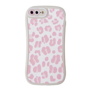 Чохол Leopard для iPhone 7 Plus | 8 Plus White/Pink - ash-mobile.com.ua - фото 1