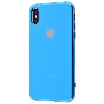Чехол Silicone Case (TPU) для iPhone X | XS Blue - ash-mobile.com.ua - фото 1