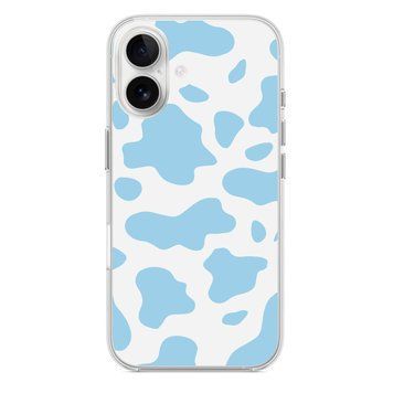 Чохол прозорий Print Animal Blue with MagSafe для iPhone 17 Cow