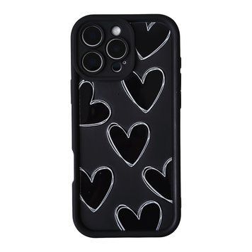 Чехол Wilkins Case для iPhone 7 | 8 | SE 2 | SE 3 Hearts Black/White - ash-mobile.com.ua - фото 1