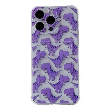 Чохол прозорий з кишенею ASH PRINT для iPhone 7 Plus | 8 Plus Dinosaur - ash-mobile.com.ua - фото 1