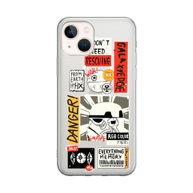 Чехол прозрачный Print Star Wars для iPhone 13 Stormtrooper - ash-mobile.com.ua - фото 1