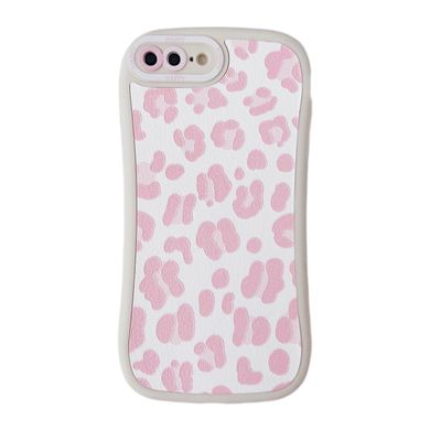 Чохол Leopard для iPhone 7 Plus | 8 Plus White/Pink купити
