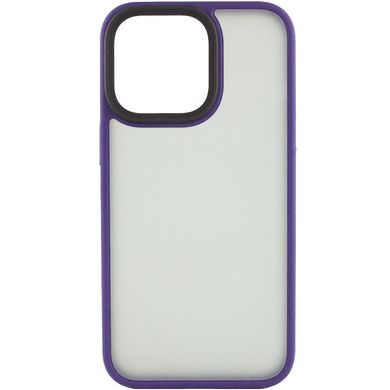 Чехол Shadow Matte Metal Buttons для iPhone 14 Dark Purple
