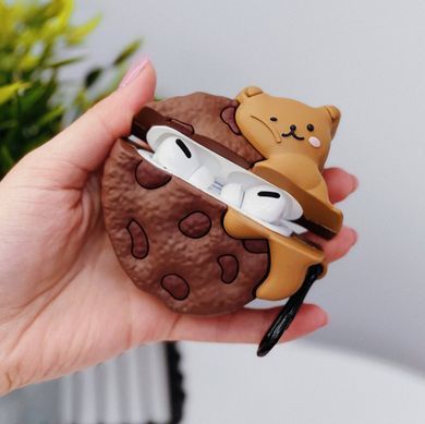 Чохол 3D для AirPods PRO Cookie Bear - ash-mobile.com.ua - фото 2