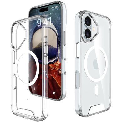 Чохол прозорий Space Case with MagSafe для iPhone 17