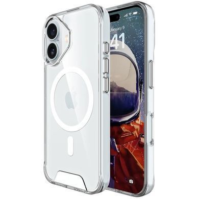 Чохол прозорий Space Case with MagSafe для iPhone 17