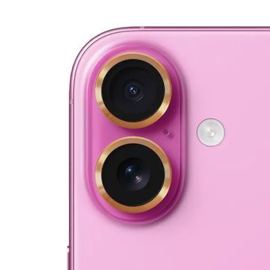 Защитное стекло Metal Classic на камеру для iPhone 16 | 16 Plus Gold - ash-mobile.com.ua - фото 2