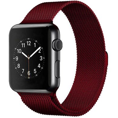 Ремінець Milanese Loop для Apple Watch 42mm | 44mm | 45mm | 46mm | 49mm Marsala - ash-mobile.com.ua - фото 1