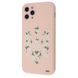 Чехол WAVE Ukraine Edition Case для iPhone 11 PRO MAX Flower trident Pink Sand купить