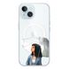 Чохол прозорий Print AUTUMN with MagSafe для iPhone 14 Girl White Umbrella