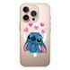 Чехол прозрачный Print Blue Monster with MagSafe для iPhone 17 PRO Love