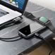 Перехідник для MacBook USB-C хаб Baseus Superlative Multifunctional 5 в 1 з зарядкою для Apple Watch Black