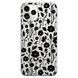 Чехол прозрачный Print Flower для iPhone 17 PRO MAX Floral Black